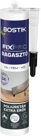 Bostik FixPro fa-fém- kő ragasztó