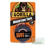 Gorilla Mounting Tape Fekete Kétoldalas Ragasztószalag