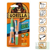 Gorilla Super Glue Gél Pillanatragasztó 2x3g