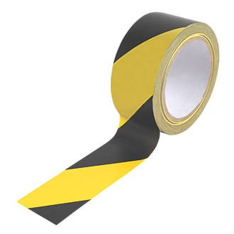 EuroTape jelölőszalag sárga/fekete 48mmx33m
