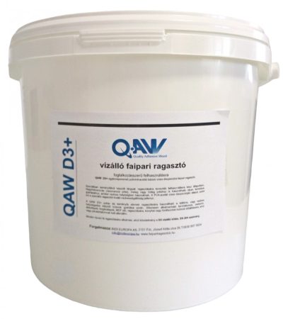 QAW diszperziós vízálló D3+ ragasztó keményfához - 10 kg