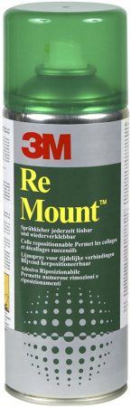 3M ReMount spray- visszabontható és újra felhasználható ragasztó