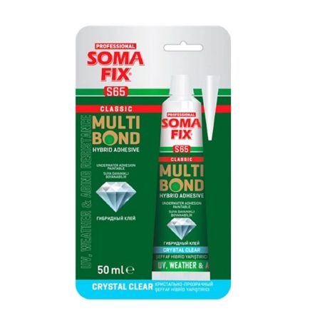 SomaFix Professional S65 hibrid általános ragasztó – MULTIBOND kristálytiszta