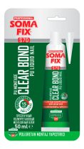 SomaFix Professional S70 PU ragasztó – CLEAR BOND