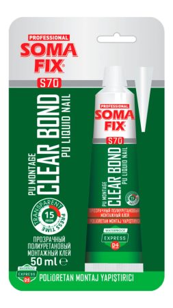 SomaFix Professional S70 PU ragasztó – CLEAR BOND